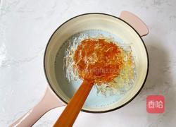 蝶豆花奶冻西米露的做法图解6