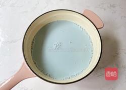 蝶豆花奶冻西米露的做法图解7