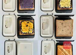 5分钟超快手的低卡热压三明治的做法图解3