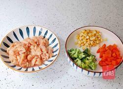 时蔬鸡肉饼的做法图解2