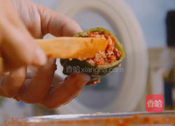 青椒酿牛肉的做法图解4