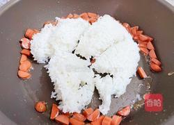 鸡蛋火腿炒饭的做法图解7