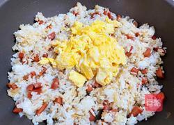 鸡蛋火腿炒饭的做法图解11