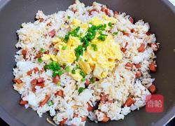 鸡蛋火腿炒饭的做法图解12