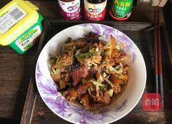 五花肉菜花的做法图解7