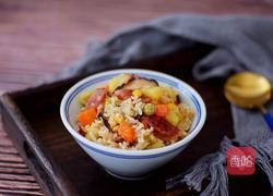 土豆腊肠焖饭的做法图解9