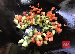 家常五彩炒饭的做法图解5
