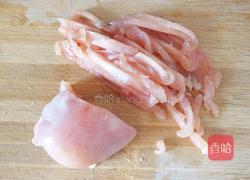 香菇鸡丝面的做法图解2