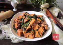 韭菜烧豆腐的做法图解14