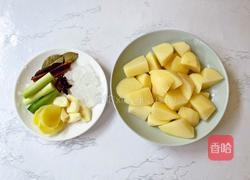 土豆焖鸭的做法图解2