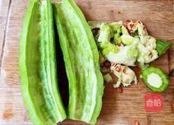 苦瓜摊鸡蛋的做法图解2