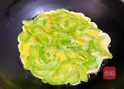 苦瓜摊鸡蛋的做法图解11