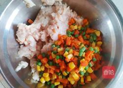 时蔬鸡肉饼（低卡减脂）的做法图解5