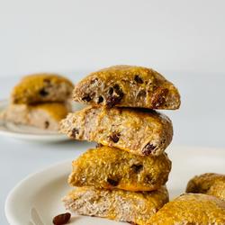 出炉秒光的椰蓉葡萄干豆腐司康的做法[图]