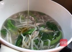 青菜肉丝面的做法图解11