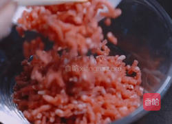 简易版花瓣豆角酿肉的做法图解2