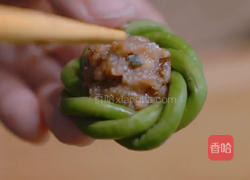 简易版花瓣豆角酿肉的做法图解6