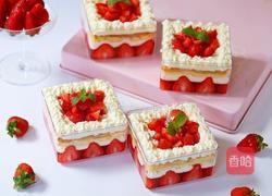 草莓布丁蛋糕盒子的做法图解27