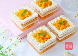 芒果布丁蛋糕盒子的做法图解28