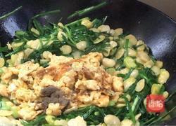 韭菜蚕豆炒鸡蛋的做法图解14
