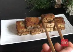Illustration of how to make fried tofu 11