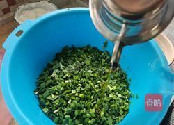 韭菜鸡蛋火腿饼的做法图解4