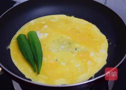 秋葵厚蛋烧的做法图解5