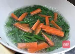 Illustration of how to make soy-flavored green beans 6