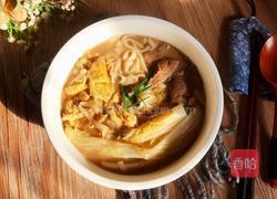 鸡蛋猪肝面的做法图解15