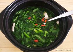 小白菜枸杞豆腐汤