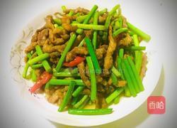 过油肉炒蒜苔的做法图解9