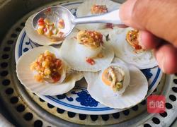 蒜蓉粉丝蒸扇贝的做法图解8