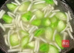 丝瓜菌菇蛋花汤的做法图解12