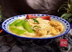 丝瓜鸡蛋汤面的做法图解15