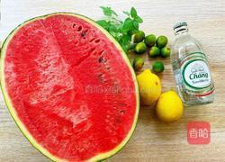 夏日西瓜快乐桶的做法图解1