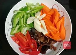 杂蔬炒豆腐的做法图解2