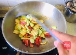 番茄炒西葫芦的做法图解6