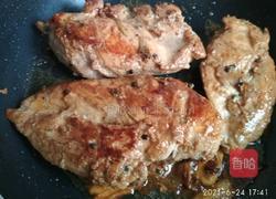 煎鸡胸脯肉的做法图解6