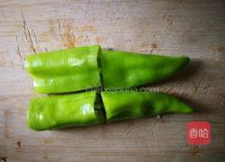 虎皮青椒酿肉的做法图解3