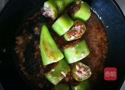 虎皮青椒酿肉的做法图解6