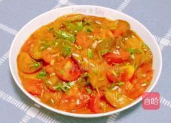 番茄烧茄子的做法图解15