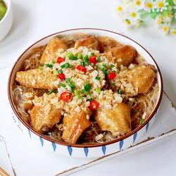 蒜蓉粉丝蒸鸡翅的做法[图]