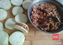 蒸茄盒的做法图解8