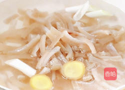 家常炒猪皮的做法图解4