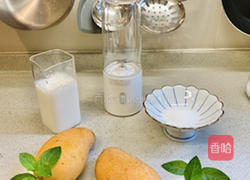 手残党零失误~芒果小布丁的做法图解1