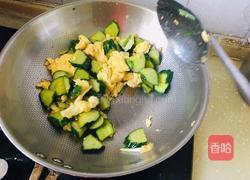 青瓜炒鸡蛋的做法图解7