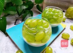 双色青提果冻杯的做法图解10