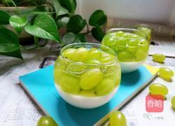 双色青提果冻杯的做法图解11