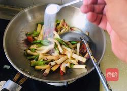 家常茄子炒豆角的做法图解4