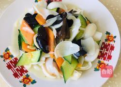 青瓜木耳炒百合的做法图解8